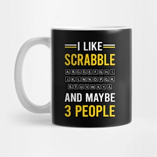 3 People Scrabble Mug